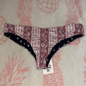Billabong, reverse bottom, size large, cheeky coverage